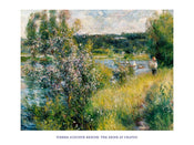 Affiche Art Auguste Renoir The Seine at Chatou 80x60cm REN 91 | yourdeclineoration.com