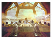 Affiche Art Salvador Dali La Cene 80x60cm SD 877 | yourdeclineoration.com