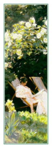 PGM PSK 75S Peter Severin Kroyer Havepartie med Marie Kroyer Affiche Art 25x70cm | yourdeclineoration.com