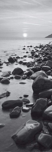 Adam Burton  Bossington Beach at sunrise affiche art 33x95cm | yourdeclineoration.com