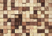 Komar Lumbercheck Papier Peint 368x254cm | yourdeclineoration.com