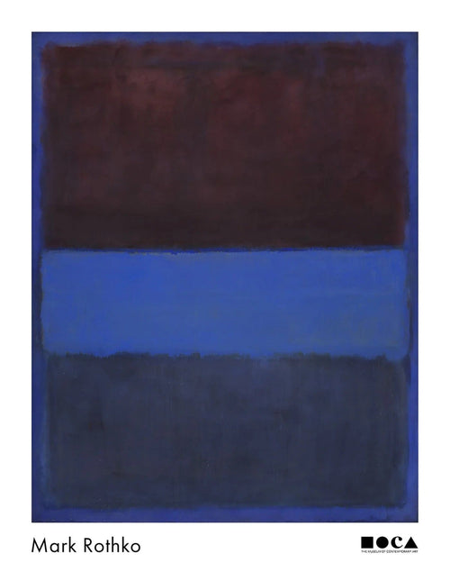 Affiche Art Mark Rothko No 61 Rust and Blue 71x91 5cm MKR 859 PGM | yourdeclineoration.com