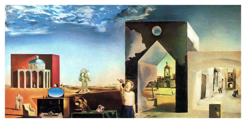 Affiche Art Salvador Dali Banlieue de la Ville 100x50cm SD 809 PGM | yourdeclineoration.com