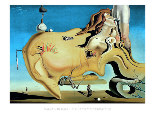 Affiche Art Salvador Dali Le Grand Masturbateur 80x60cm SD 510 PGM | yourdeclineoration.com