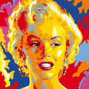 Affiche Art Vladimir Gorsky Marilyn Monroe 85x85cm GIV 01 PGM | yourdeclineoration.com