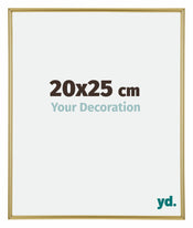 Annecy Plastique Cadre Photo 20x25cm Or De Face Mesure | yourdeclineoration.com
