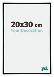 Annecy Plastique Cadre Photo 20x30cm Noir Brillant Mesure | yourdeclineoration.com