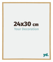 Annecy Plastique Cadre Photo 24x30cm Hêtre De Face Mesure | yourdeclineoration.com