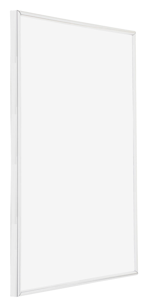 Annecy Plastique Cadre Photo 45x60cm Blanc Brillant De Face Oblique | yourdeclineoration.com