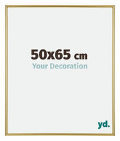 Annecy Plastique Cadre Photo 50x65cm Or De Face Mesure | yourdeclineoration.com