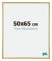 Annecy Plastique Cadre Photo 50x65cm Or De Face Mesure | yourdeclineoration.com