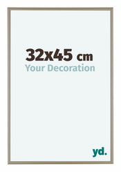 Austin Aluminium Cadre Photo 32x45cm Champagne De Face Mesure | yourdeclineoration.com