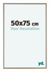 Austin Aluminium Cadre Photo 50x75cm Champagne De Face Mesure | yourdeclineoration.com