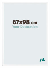 Bordeaux Plastique Cadre Photo 67x98cm Blanc Brillant De Face Mesure | yourdeclineoration.com