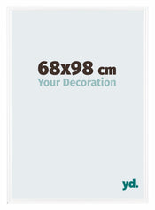 Bordeaux Plastique Cadre Photo 68x98cm Blanc Brillant De Face Mesure | yourdeclineoration.com