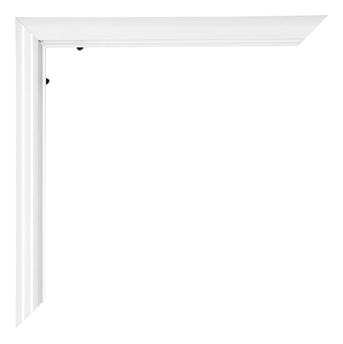 Bordeaux Plastique Cadre Photo 75x98cm Blanc Brillant Detail Coin | yourdeclineoration.com