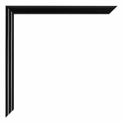 Bordeaux Plastique Cadre Photo Noir Brillant Detail Coin | yourdeclineoration.com