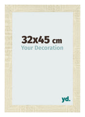 Cadre Photo 32x45cm Chene Sonoma MDF Pisa De Face Mesure | yourdeclineoration.com