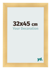 Cadre Photo 32x45cm Or Vintage MDF Pisa De Face Mesure | yourdeclineoration.com