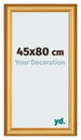 Cadre Photo 45x80cm Or Mat MDF Lazio De Face Mesure | yourdeclineoration.com
