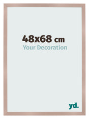 Cadre Photo 48x68 cm Rose Ancien MDF Bologna De Face Mesure | yourdeclineoration.com