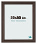 Cadre Photo 55x65cm Chene Fonce MDF Lazio De Face Mesure | yourdeclineoration.com