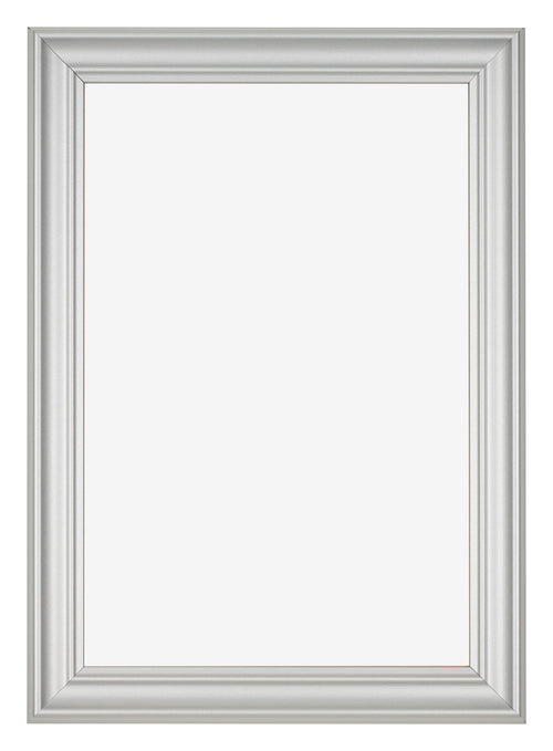 Cadre Photo 61x91 5cm Argent Mat MDF Lazio De Face | yourdeclineoration.com