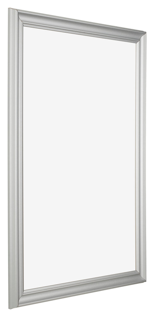 Cadre Photo 67x98cm Argent Mat MDF Lazio De Face Oblique | yourdeclineoration.com