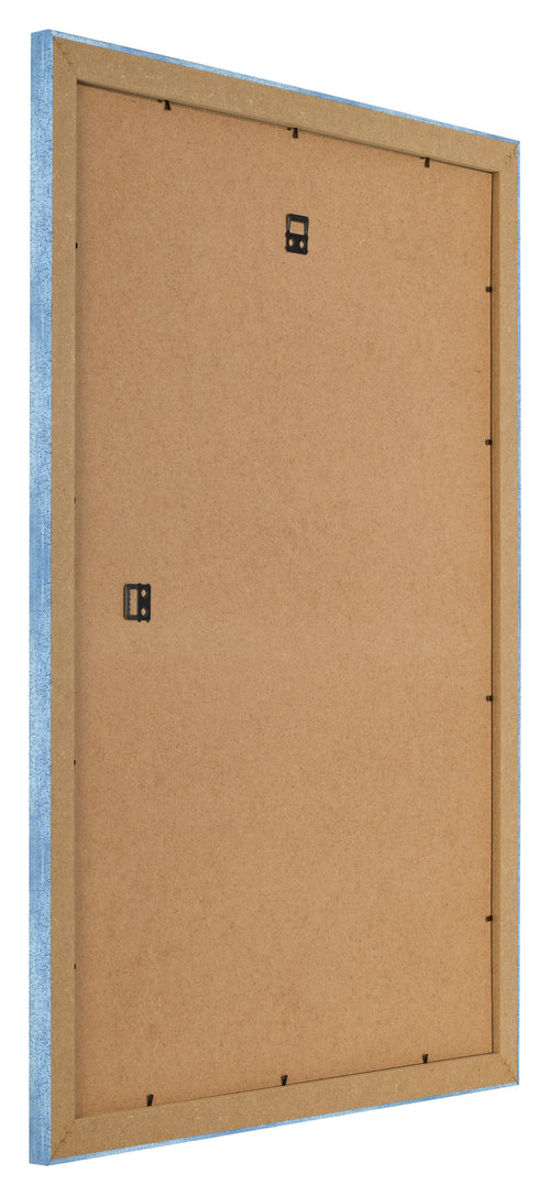 Cadre Photo 67x98cm Bleu Brillant Patine MDF Pisa Arriere Oblique | yourdeclineoration.com