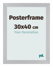 Cadre de affiche 30x40cm Argent MDF Parma Mesure | yourdeclineoration.com