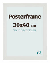 Cadre de affiche 30x40cm Blanc Mat MDF Parma Mesure | yourdeclineoration.com