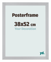 Cadre de affiche 38x52cm Argent MDF Parma Mesure | yourdeclineoration.com