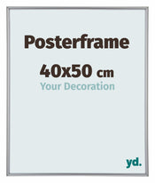 Cadre de affiche 40x50cm Argent Plastique Paris Mesure | yourdeclineoration.com