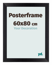 Cadre de affiche 60x80cm Noir Mat MDF Parma Mesure | yourdeclineoration.com