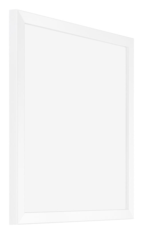 Catania MDF Cadre Photo 20x20cm Blanc De Face Oblique| yourdeclineoration.com
