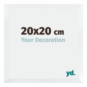 Catania MDF Cadre Photo 20x20cm Blanc Mesure| yourdeclineoration.com