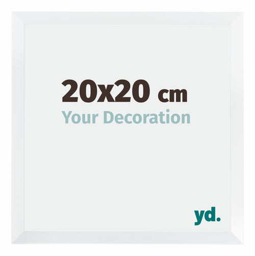 Catania MDF Cadre Photo 20x20cm Blanc Mesure| yourdeclineoration.com
