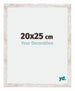 Catania MDF Cadre Photo 20x25cm White Wash Mesure| yourdeclineoration.com