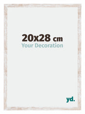 Catania MDF Cadre Photo 20x28cm White Wash Mesure| yourdeclineoration.com
