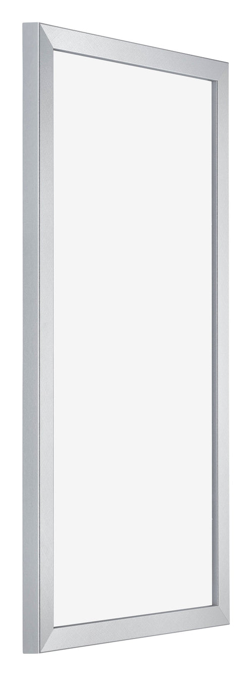 Catania MDF Cadre Photo 20x40cm Argent De Face Oblique| yourdeclineoration.com