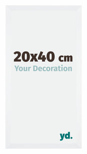 Catania MDF Cadre Photo 20x40cm Blanc Mesure| yourdeclineoration.com