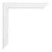 Catania MDF Cadre Photo 42x59 4cm A2 Blanc Detail Coin| yourdeclineoration.com