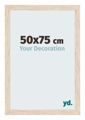 Catania MDF Cadre Photo 50x75cm Chene De Face Mesure | yourdeclineoration.com
