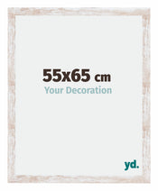 Catania MDF Cadre Photo 55x65cm White Wash Mesure| yourdeclineoration.com