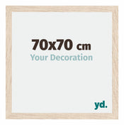 Catania MDF Cadre Photo 70x70cm Chene Mesure| yourdeclineoration.com