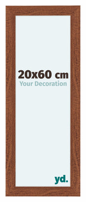 Como MDF Cadre Photo 20x60cm Noyer De Face Mesure | yourdeclineoration.com
