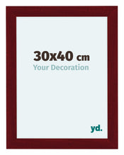 Como MDF Cadre Photo 30x40cm Vin Rouge Patine De Face Mesure | yourdeclineoration.com