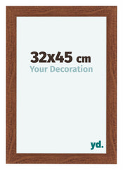 Como MDF Cadre Photo 32x45cm Noyer De Face Mesure | yourdeclineoration.com
