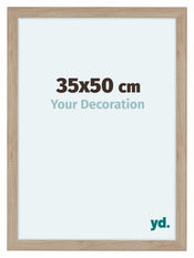 Como MDF Cadre Photo 35x50cm Chene Clair De Face Mesure | yourdeclineoration.com