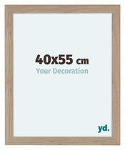 Como MDF Cadre Photo 40x55cm Chene Clair De Face Mesure | yourdeclineoration.com